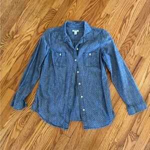 Old Navy | Blue Button Down Shirt Classic Denim | Size S